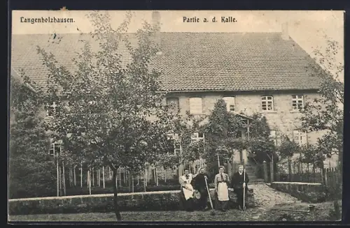 AK Langenholzhausen, Partie a. d. Kalle