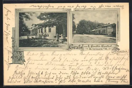 AK Kleinen i. M., L. Groths Gasthof