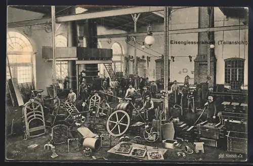 AK Dresden-Niedersedlitz, Fabrik Höntsch & Co., Reicker Strasse, Eisengiesserei