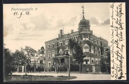 AK Dresden-Neustadt, Haus Fischhausstrasse 10