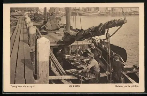 AK Marken, Terug van de vangst, Rückker der Fischer