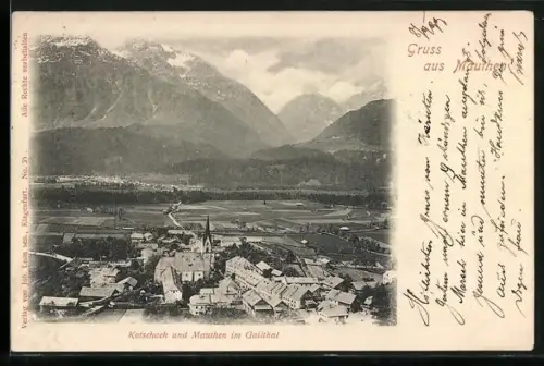 AK Mauthen, Gesamtansicht mit Kotschach