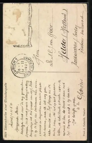 AK Überschreiten einer Gletscherspalte