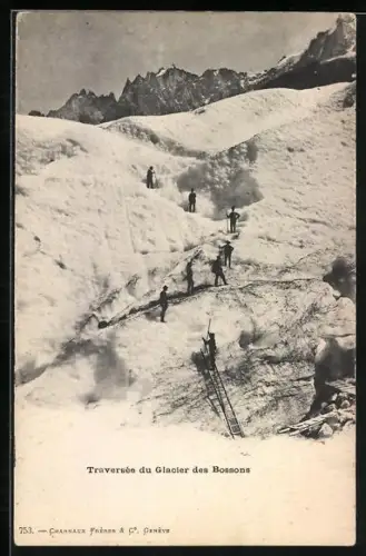 AK Glacier des Bosons, Traversée du Glacier des Bosons