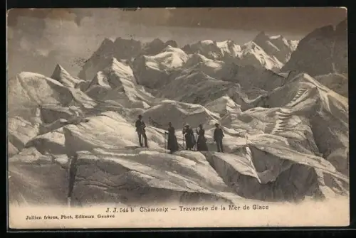 AK Chamonix, Traversée de la Mer de Glace