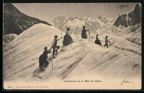 AK Traversée de la Mer de Glace