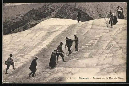 AK Chamonix, Passage sur la Mer de Glace
