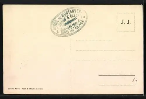 AK Chamonix, Passage sur la Mer de Glace