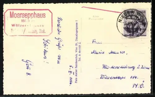 AK Moarsepphaus, Berghütte in den Wölzer-Tauern im Schnee