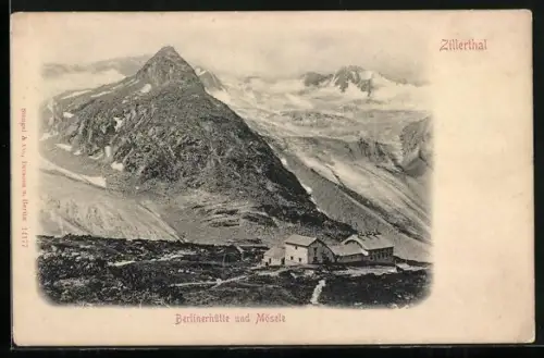 AK Berlinerhütte, Ansicht mit Mösele