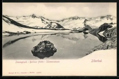 AK Berliner Hütte, Berghütte am Schwarzensee im Zemmgrund