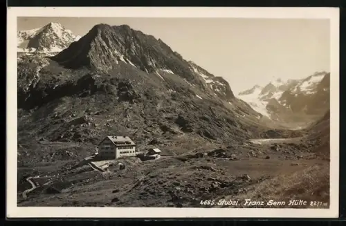 AK Franz Senn Hütte, Berghütte im Stubai