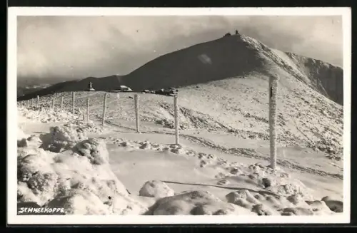 AK Schneekoppenhaus im Winter