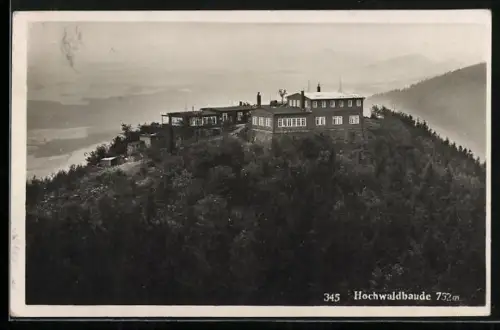 AK Hochwaldbaude, Berghütte im Lausitzer Gebirge