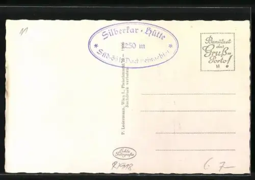 AK Silberkarhütte, Berghütte am Dachstein