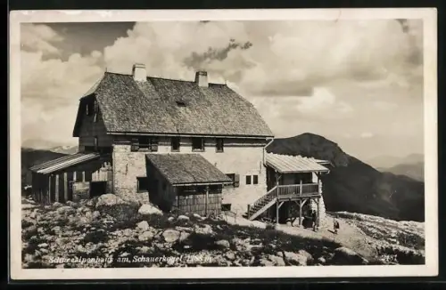 AK Schneealpenhaus, Berghütte am Schauerkogel
