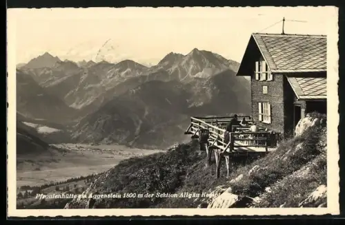 AK Pfrontenhütte, Berghütte der Sektion Allgäu Kempten