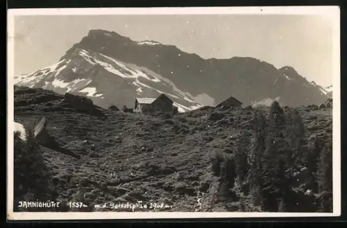 AK Jamnighütte mit der Geiselspitze