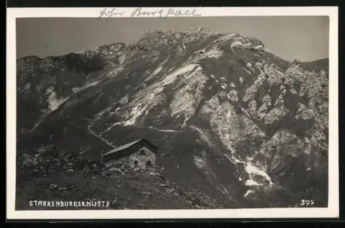 AK Starkenburgerhütte, Ansicht von Fulpmes aus