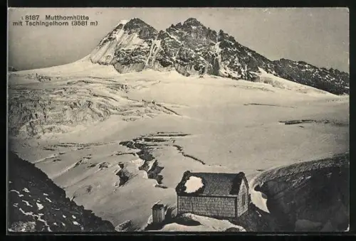 AK Mutthornhütte, Berghütte mit Tschingelhorn