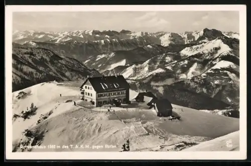 AK Rotwandhaus des T. A. K. M. gegen Rofan