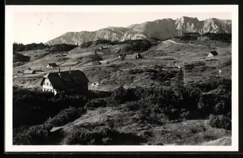 AK Sonnschienhütte am Hochschwab mit dem Trenchtling