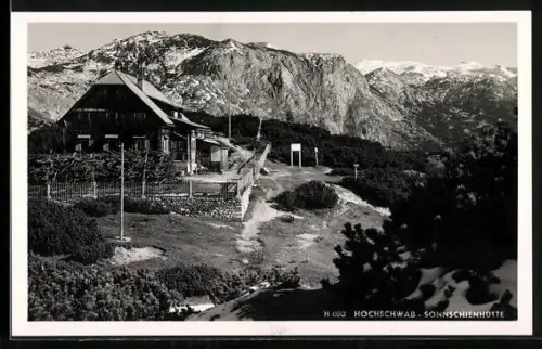 AK Sonnschienhütte am Hochschwab