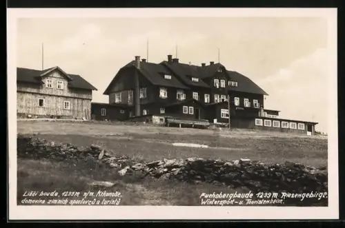AK Fuchsbergbaude, Berghütte im Riesengebirge