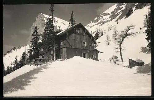 AK Loser Hütte, Berghütte des D. u. Ö. A. V. Sekt. Aussee