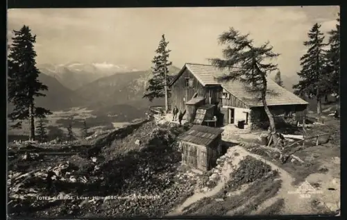 AK Loser-Hütte, Berghütte mit dem Dachstein