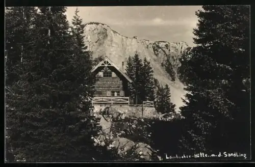 AK Lambacher-Hütte, Berghütte mit dem Sandling