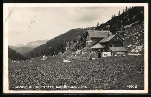 AK Hochmölbinghütte, Berghütte der Sekt. ÖTK d. D. u. Ö. A. V.