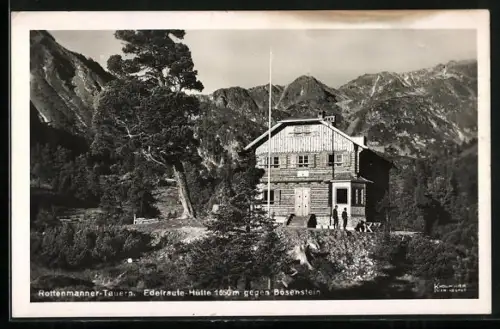 AK Edelraute-Hütte, Blick gegen Bösenstein, Rottenmanner-Tauern