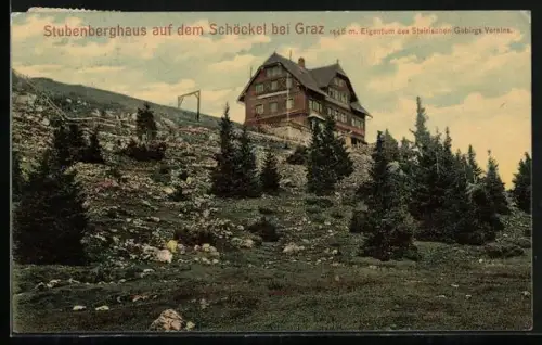 AK Stubenberghaus, Berghütte auf dem Schöckel bei Graz