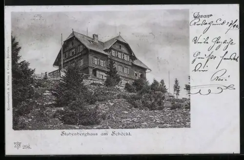 AK Stubenberghaus, Berghütte am Schöckel