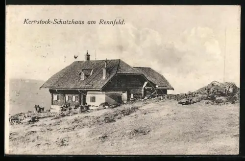 AK Kernstock-Schutzhaus, Aussenansicht