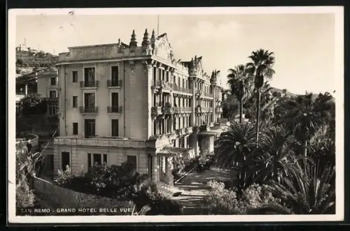 AK San Remo, Grand Hotel Belle Vue