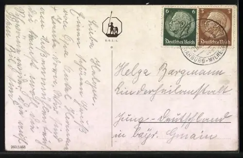 AK Enten auf einem Gewässer