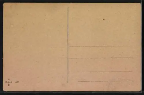 AK Wanderer spricht alte Jungfer an