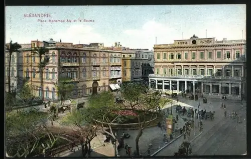 AK Alexandrie, Place Mohamed Aly et la Bourse
