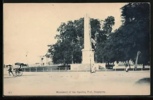 AK Singapore, Monument of the Opening Port