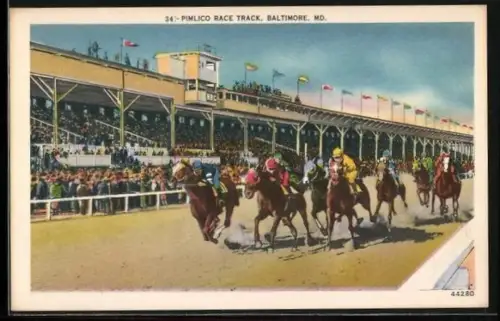 AK Baltimore, MD., Pimlico Race Track, Pferdesport
