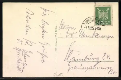 AK Ostseebad Swinemünde, Strand mit Kurhaus