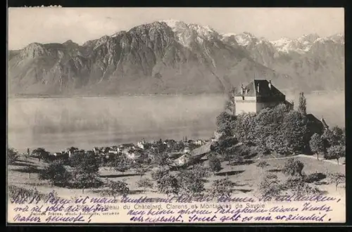 AK Clarens, Château du Châtelard et montagnes de Savoie