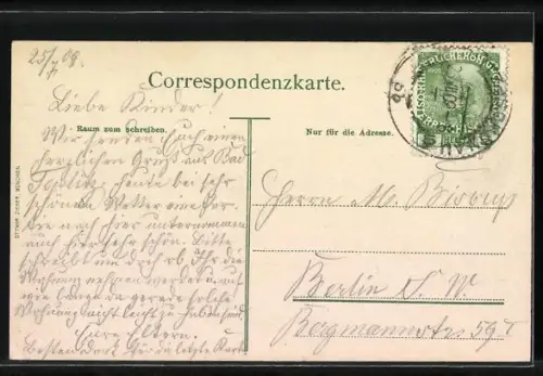AK Teplitz Schönau / Teplice, Ansicht der Ortschaft