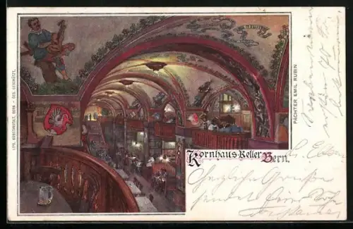 Künstler-AK Bern, Kornhaus-Keller
