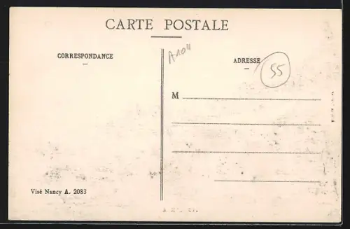 AK Lérouville, Ortspartie mit Geschäftshäusern