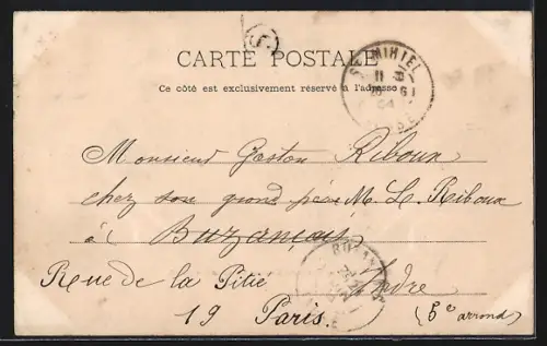 AK Saint-Mihiel, Entrèe des Casernes des Chasseurs à Pied