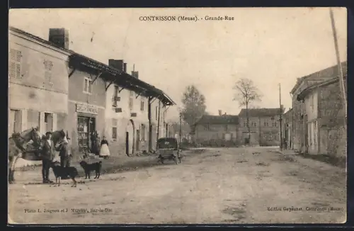 AK Contrisson /Meuse, Grande-Rue