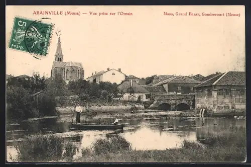 AK Abainville /Meuse, Vue prise dur l`Ornain